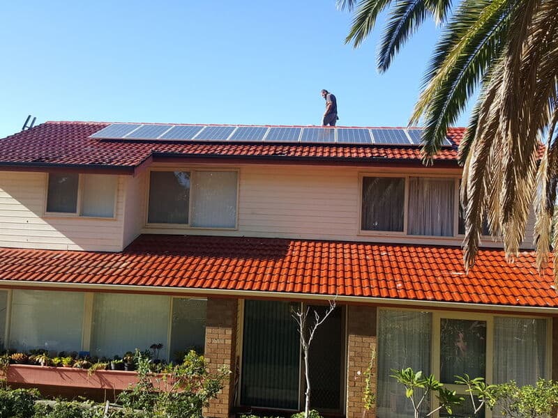 Roof before restoration work on a Sydney home