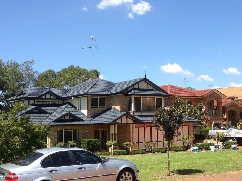 Roof after roofing work in Sydney